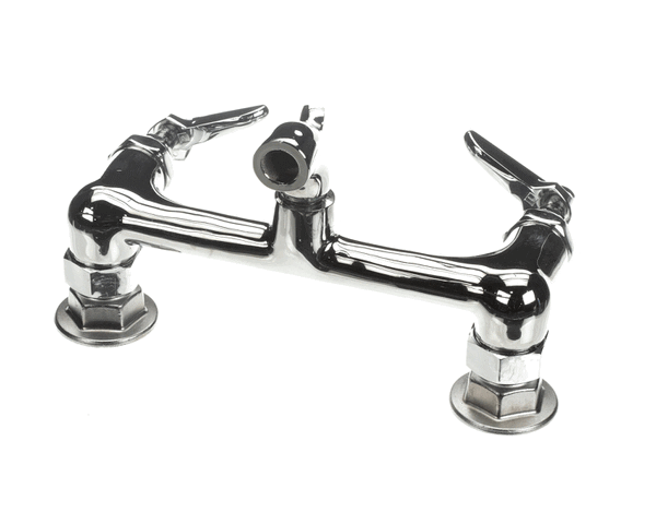 T&S Brass B-0672-Pol Service Sink Faucet, Wall Mount, 8 Cente (TSB-0672-POL)