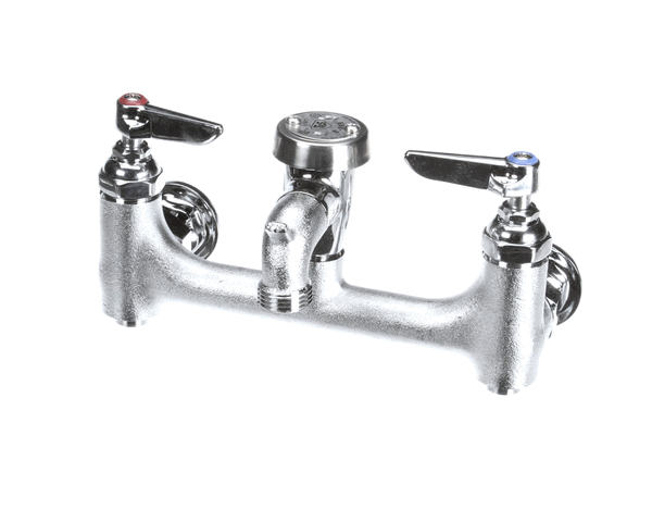 T&S Brass B-0674-Bstr Service Sink Faucet, Wall Mount, 8 Cente (TSB-0674-BSTR)