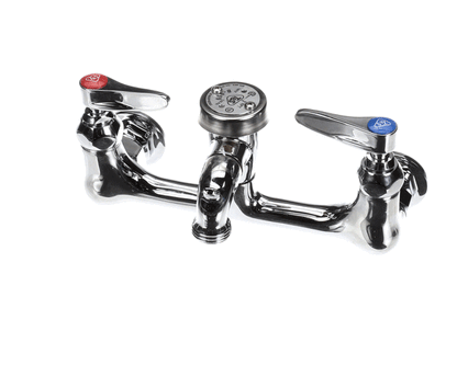 T&S Brass B-0674-Pol Service Sink Faucet, Wall Mount, 8 Cente (TSB-0674-POL)