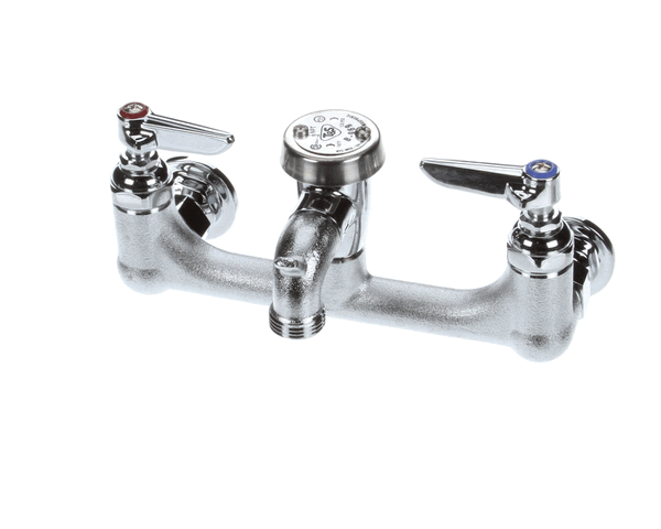 T&S Brass B-0674-Rgh Service Sink Faucet, Wall Mount, 8 Cente (TSB-0674-RGH)