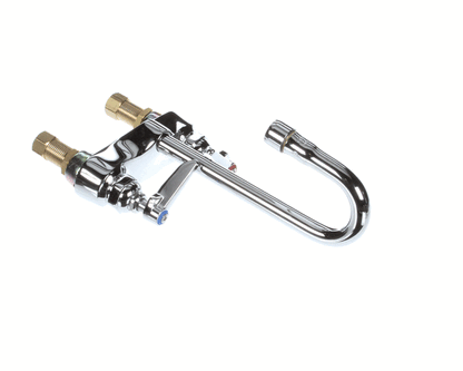 T&S Brass B-0874 Lavatory Fct, Deck Mt, 4 Centers, Swivel (TSB-0874)