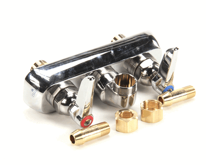T&S Brass B-1115-Ln Workboard Faucet, Wall Mount, 4 Centers, (TSB-1115-LN)