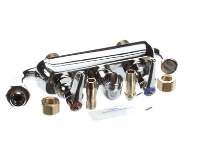 T&S Brass B-1116 Workboard Faucet, Wall Mount, 4 Centers, (TSB-1116)