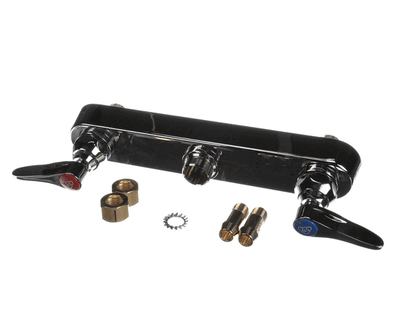 T&S Brass B-1120-Ln Workboard Faucet, Deck Mount, 8 Centers, (TSB-1120-LN)