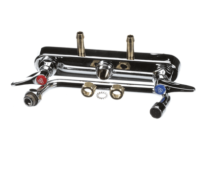 T&S Brass B-1121 Workboard Faucet, Deck Mount, 8 Centers, (TSB-1121)