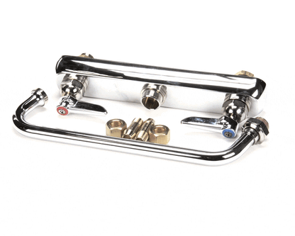 T&S Brass B-1122 Workboard Faucet, Deck Mount, 8 Centers, (TSB-1122)