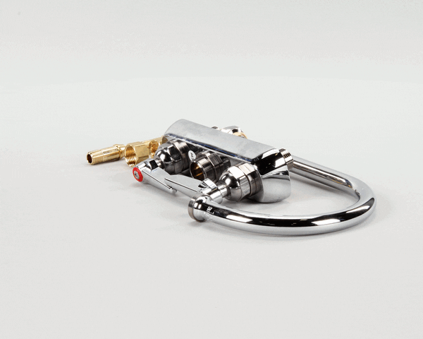 T&S Brass B-1141 Workboard Faucet, Deck Mount, 4 Centers, (TSB-1141)
