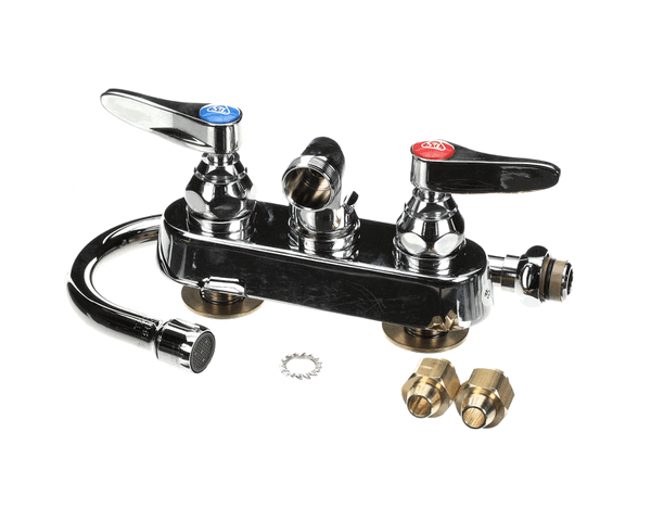 T&S Brass B-1146-02A Workboard Faucet, 4 Wall Mount, 017907-4 (TSB-1146-02A)