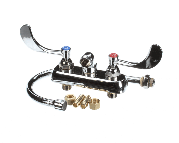 T&S Brass B-1146-04 Workboard Faucet, Wall Mount, 4 Centers, (TSB-1146-04)