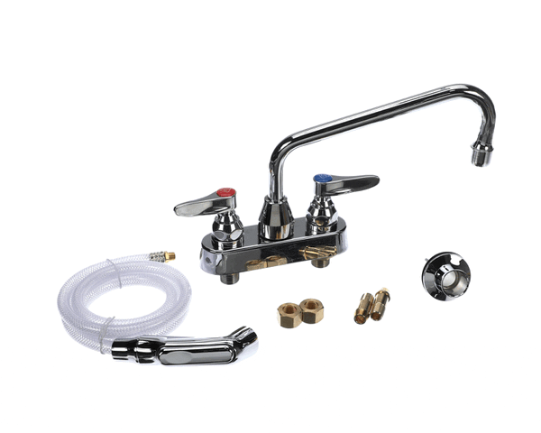 T&S Brass B-1171 Workboard Faucet, Deck Mount, 4 Centers, (TSB-1171)