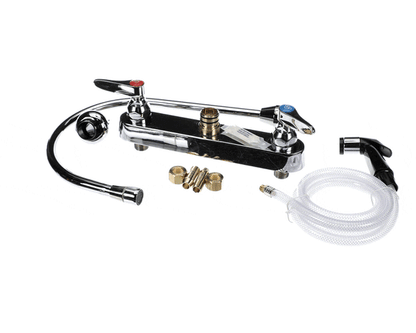 T&S Brass B-1174 8 Workboard Faucet, Deck Mt, 8-13/16 Swi (TSB-1174)