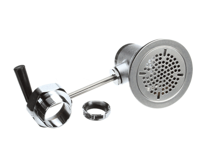 T&S Brass B-3950-Xs Waste Drain Valve, Short Twist Handle, 3 (TSB-3950-XS)