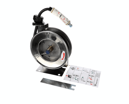 T&S Brass B-7102 Hose Reel, 3/8 Id X 12' Hose, Open, Stai (TSB-7102)