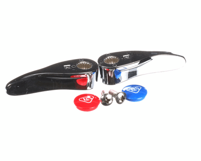 T&S Brass TSB-9K-NS Lever Handle Repair Kit (2) Handles, Indexes & (2) Screws replacement B-9K-NS (TSB-9K-NS)