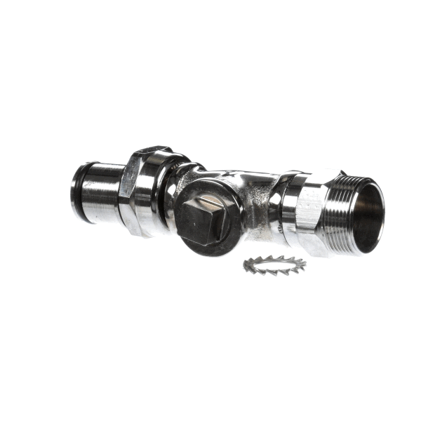 T&S Brass B-Tee-Ezk Easyinstall Tee Assembly, Chrome Plated (TSB-TEE-EZK)