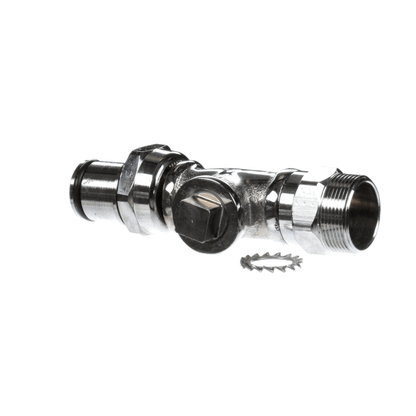 T&S Brass B-Tee-Ezk Easyinstall Tee Assembly, Chrome Plated (TSB-TEE-EZK)