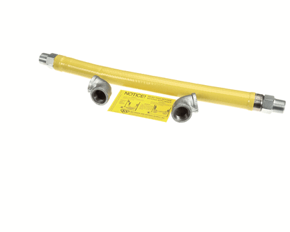 T&S Brass Hg-2E-24 Gas Hose, Free Spin Fittings, 1 Npt, 24 (TSHG-2E-24)