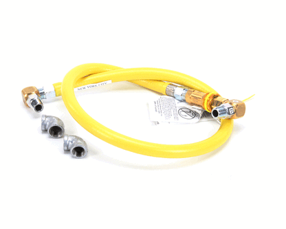 T&S Brass Hg-4C-48S Gas Hose W/Quick Disconnect, 1/2 Npt, 48 (TSHG-4C-48S)