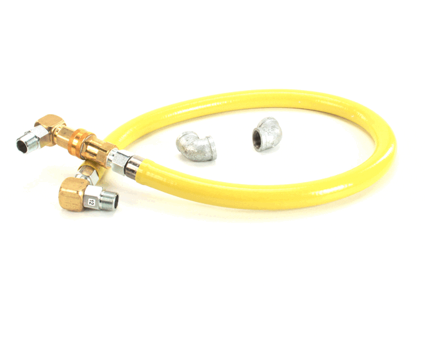 T&S Brass Hg-4D-48S Gas Hose W/Quick Disconnect, 3/4 Npt, 48 (TSHG-4D-48S)