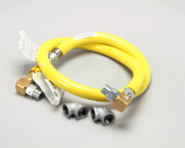 T&S Brass Hg-4D-60S Gas Hose W/Quick Disconnect, 3/4 Npt, 60 (TSHG-4D-60S)