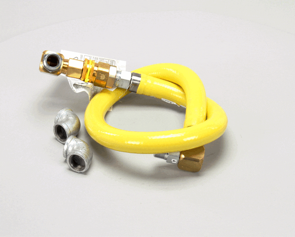 T&S Brass Hg-4E-48S Gas Hose W/Quick Disconnect, 1 Npt, 48 L (TSHG-4E-48S)