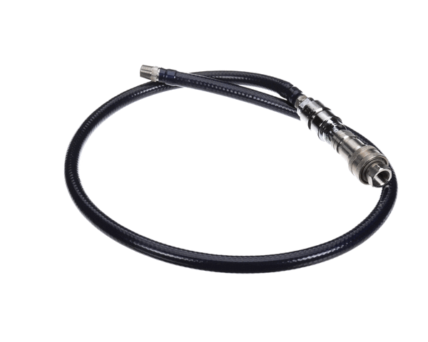 T&S Brass Hw-4B-48Vb Water Hose, 3/8 Npt X 48 Long, Quick-Dis (TSHW-4B-48VB)