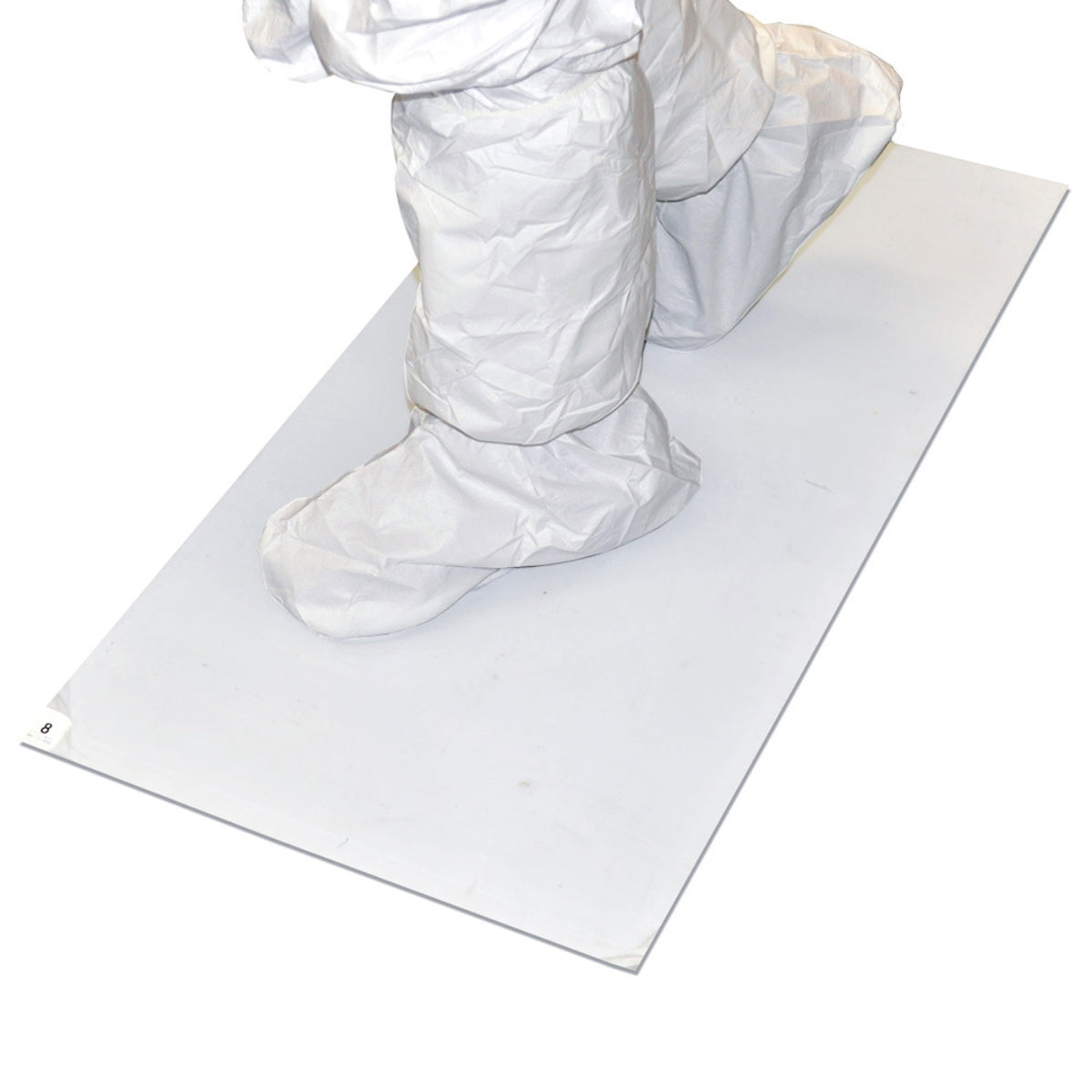 High-Tech Conversions Tacky Traxx® Cleanroom Sticky Mats, White, 18"x36", 30 Sheets/Mat, 4 Mats/Case (HOSTT-1836-34W)