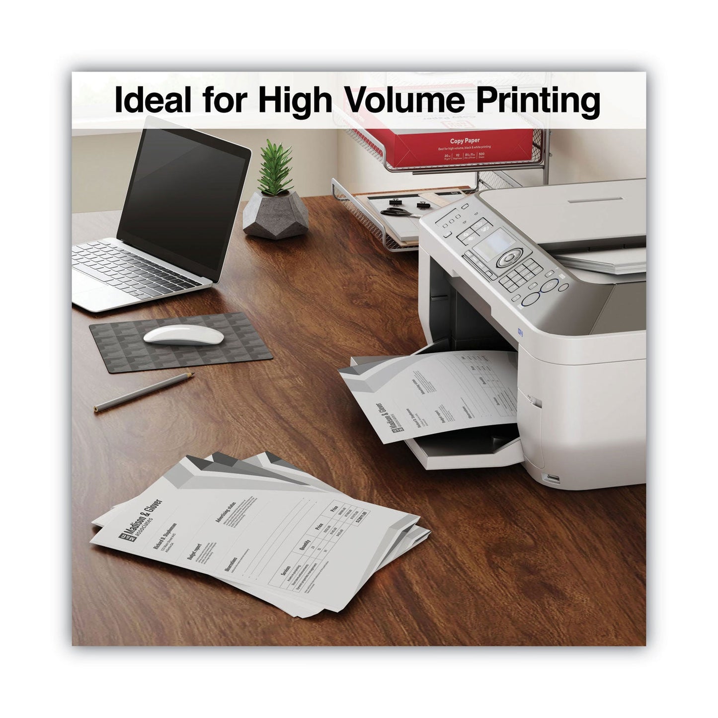 TRU RED Printer Paper, 92 Bright, 20 lb Bond Weight, 8.5 x 11, 500 Sheets/Ream, 10 Reams/Carton (TUD135848)