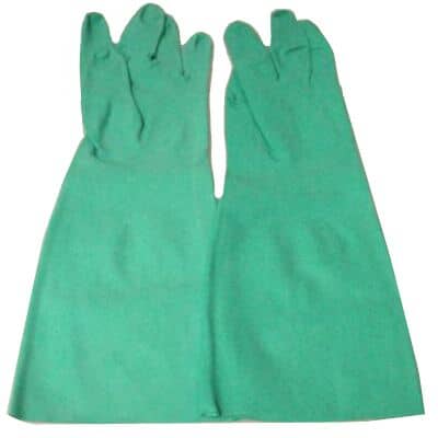Tucker Y8323L Green Large Unsupported Nitrile Gloves - (TUY8323L)