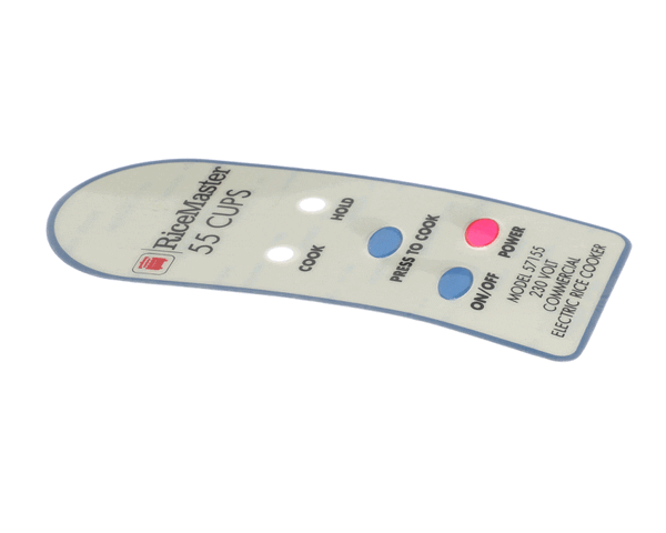 Town Food Service 57155-L Control Housing Label (TWN57155-L)