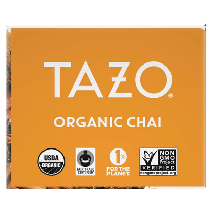 Seattle's Best Tea Bags, Organic Chai, 16/Box, 6 Boxes/Carton (TZO00305)