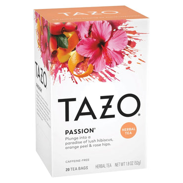 Seattle's Best Tea Bags, Passion, 20/Box, 6 Boxes/Carton (TZO20045)