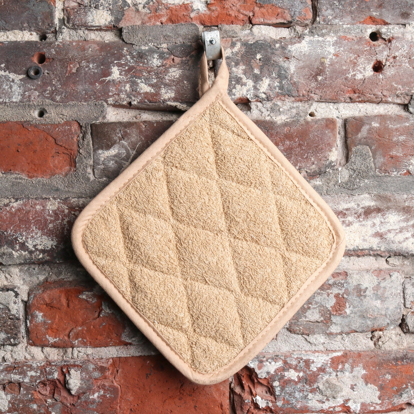 Hospeco® Cooks Linen Pot Holder 7x7 Tan, 144/Case (HOSPOT-TAN-CS)