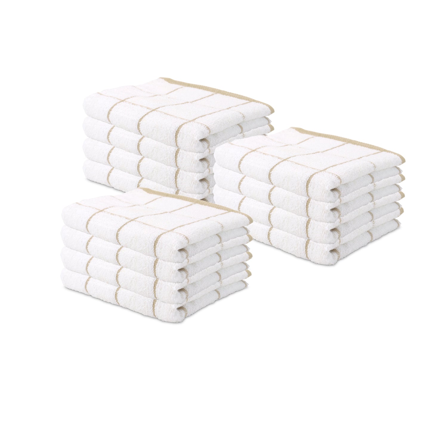 Hospeco® Cooks Linen Kitchen Towel 15x25 Tan, 12/Pack (HOSKT-TAN)