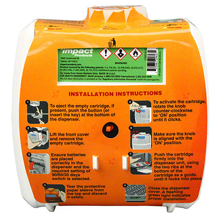 Impact® Oxygen-Pro Grande 30/60/90 Day Cartridge, Cucumber Melon, 6/Case (IMPU201G-CM)