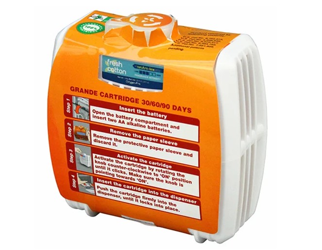 Impact® Oxygen-Pro Grande 30/60/90 Day Cartridge, Fresh Cotton, 6/Case (IMPU201G-FC)