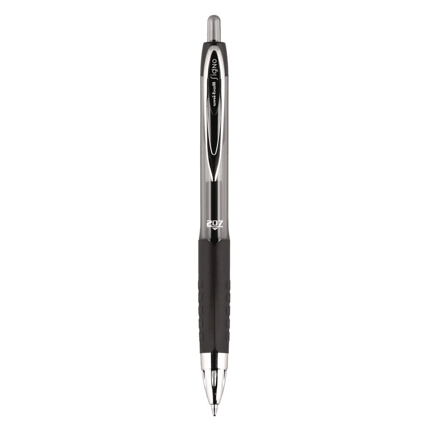 uniball Signo 207 Gel Pen, Retractable, Medium 0.7 mm, Assorted Ink and Barrel Colors, 5/Pack (UBC261221)