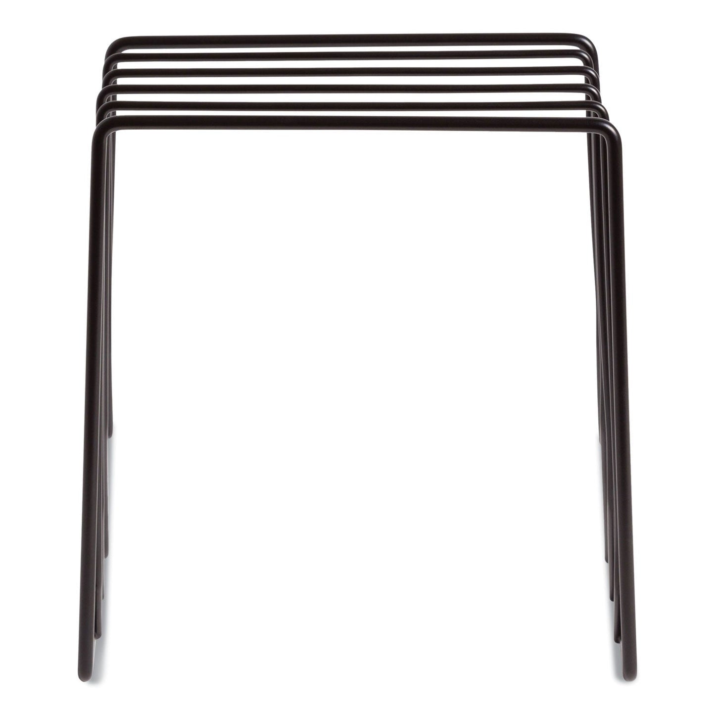 U Brands Vena Wire Letter Sorter, 5 Sections, Assorted Sizes, 3.94 x 5.24 x 6.1, Black (UBR3841U0312)