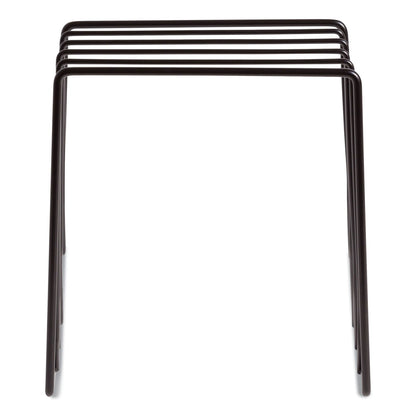 U Brands Vena Wire Letter Sorter, 5 Sections, Assorted Sizes, 3.94 x 5.24 x 6.1, Black (UBR3841U0312)