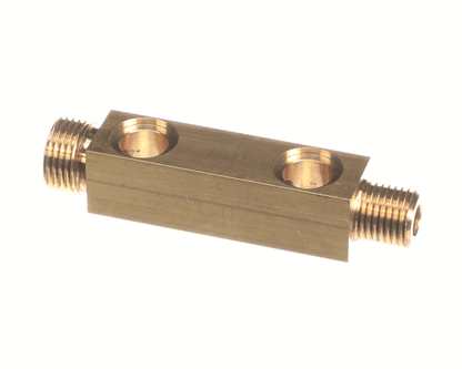 Unic 20403 Brass Dual-Banjo Manifold - 3/8 Bspm X 1 (UNC20403)