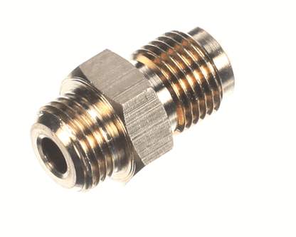 Unic Mi36 Brass Nipple - 1/8 Bspm X 1/8 Bspm (UNCMI36)
