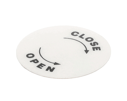 Univex 4400518 Label, Open/Close Bc18 (UNI4400518)