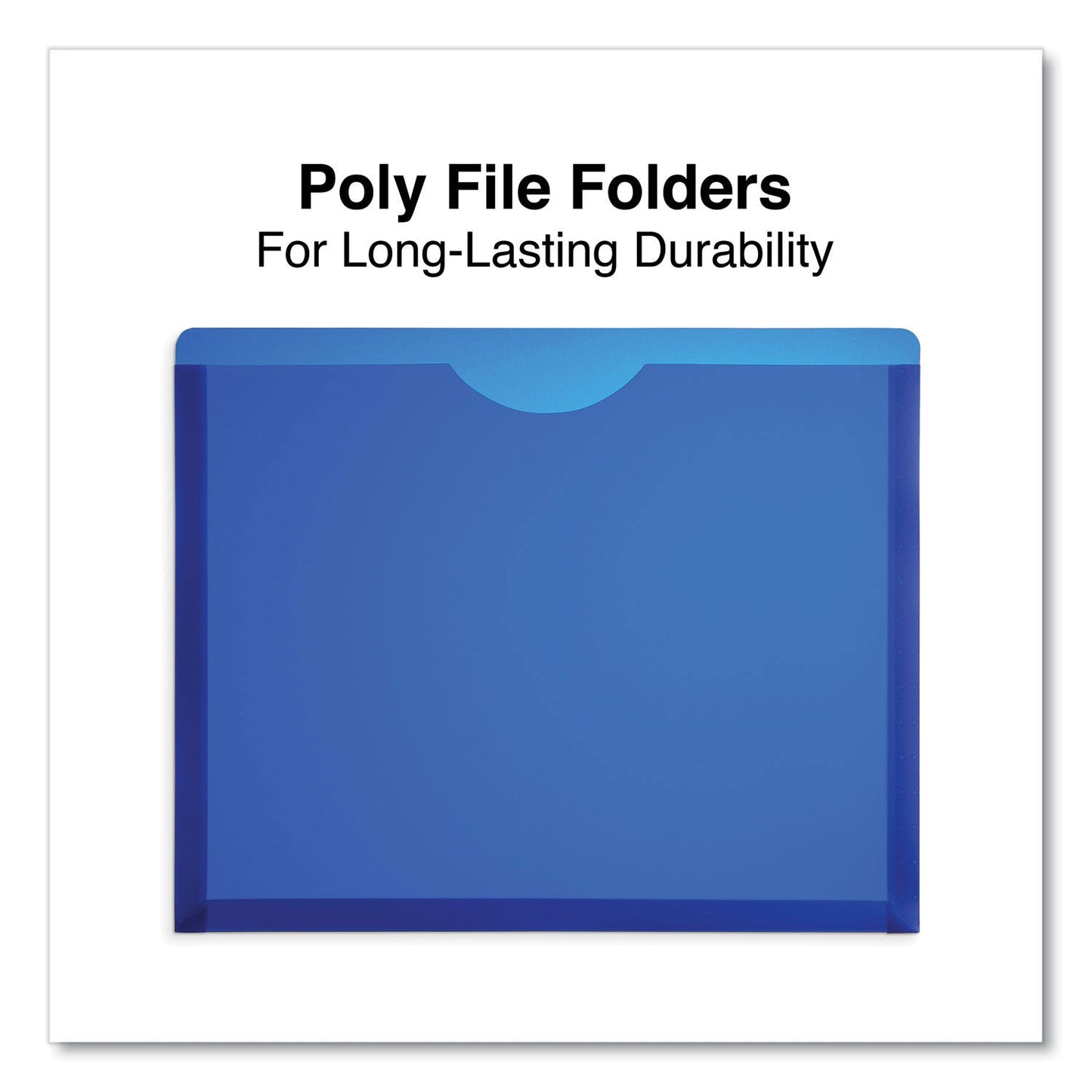 Universal Expanding Poly File Jackets, 1 Section, Straight Tab, Letter Size, Assorted, 10/Pack (UNV50750)