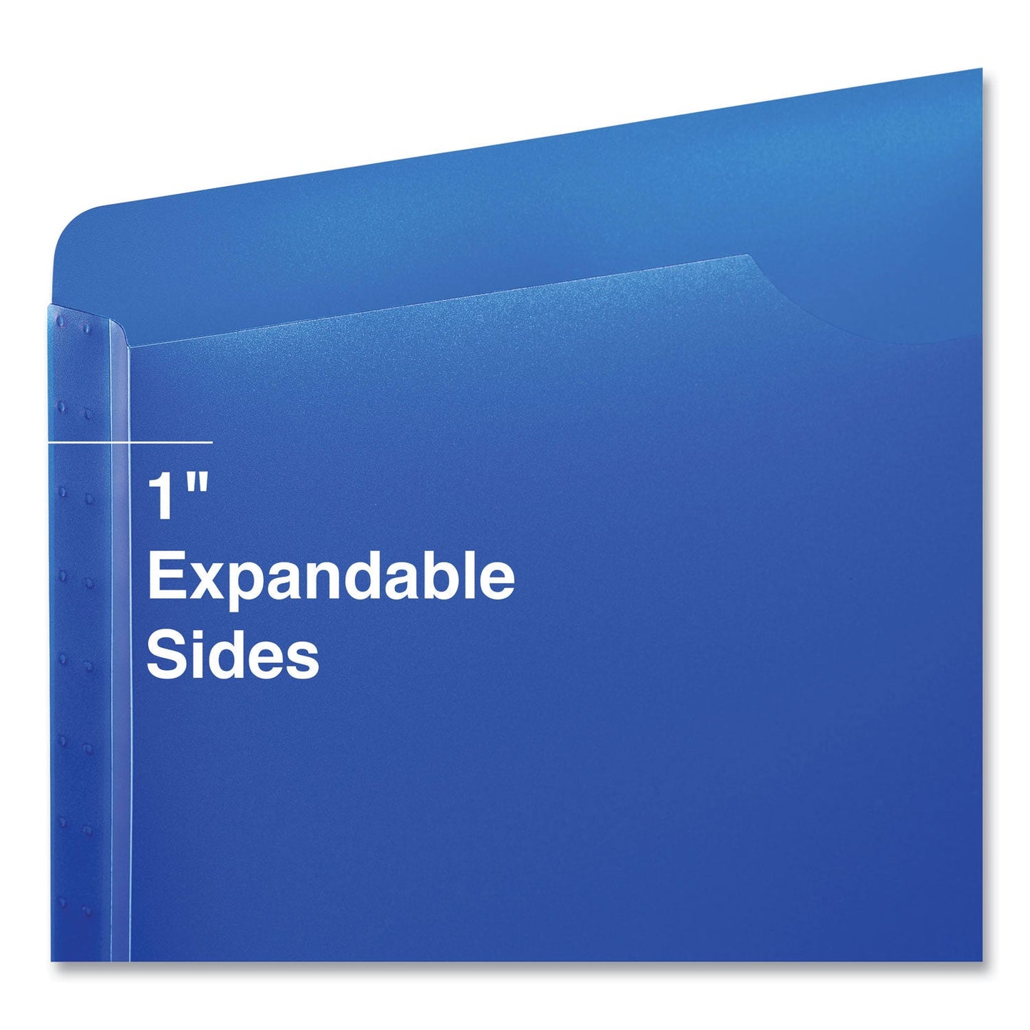 Universal Expanding Poly File Jackets, 1 Section, Straight Tab, Letter Size, Assorted, 10/Pack (UNV50750)