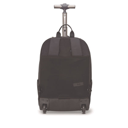 SOLO Bleecker Recycled Rolling Backpack, Fits Devices Up to 15.6", 12.5 x 8 x 19, Dark Gray (USLUBN7864)