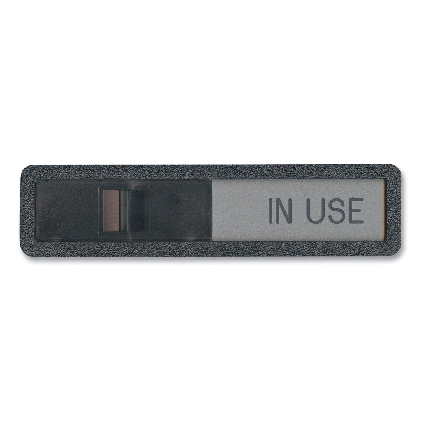 Headline Sign Vacant/In Use Sign, In-Use; Vacant, 2.5 x 10.5, Black/Silver (USS1519)