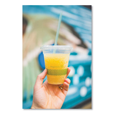 Vegware 96-Series Cold Cup, 12 oz, Clear/Green, 1,000/Carton (VEGR360YG)