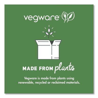 Vegware White CPLA Cutlery, Fork, 1,000/Carton (VEGVWFK65)