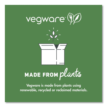 Vegware Molded Fiber Tableware, Bowl, 12 oz, White, 1,000/Carton (VEGWHBRG12B)