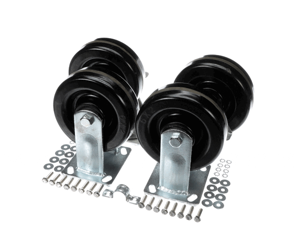 Vulcan Hart 00-358272 Caster, 6", 2 Rigid, 2 Swivel with Brake, Plate (VH00-358272)